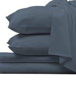 Juego de Sábanas de Algodón Puro 100% de Lujo Tamaño Queen