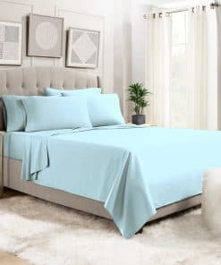 Juego de Sábanas 100% Algodón Puro Pizuna 6 piezas Tamaño