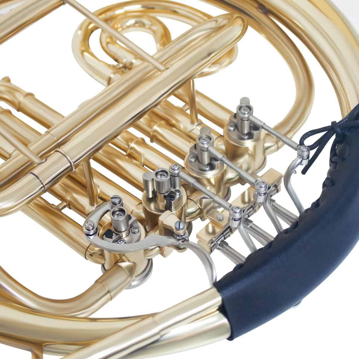 Trompa Francesa de una Fila de 4 Llaves en Si Bemol - Latón - Imagen 5