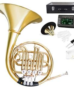 Trompa Francesa de una Fila de 4 Llaves en Si Bemol - Latón