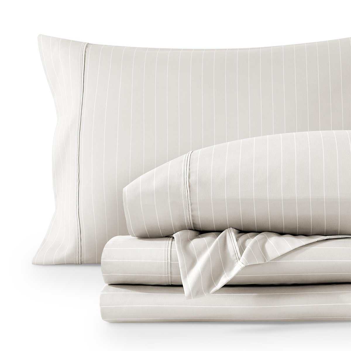 Juego de sábanas gemelas Bare Home - Juego de sábanas de