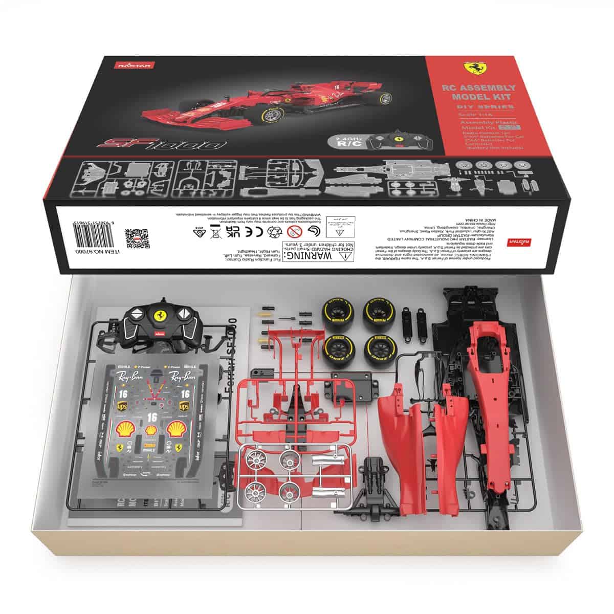 Kit para armar coche de control remoto RASTAR 1/16 escala - Imagen 9