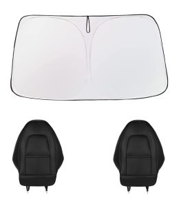 BASENOR Parasol para parabrisas Tesla Model Y y Model 3 y