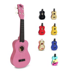 Ukulele Soprano CB Sky 21"/53cm para -Sakura Pink / Rojo Bri