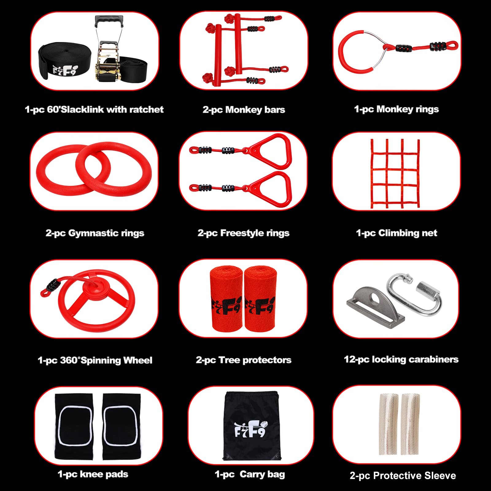 Curso de obstáculos de Ninja Warrior para niños en el patio - Imagen 6