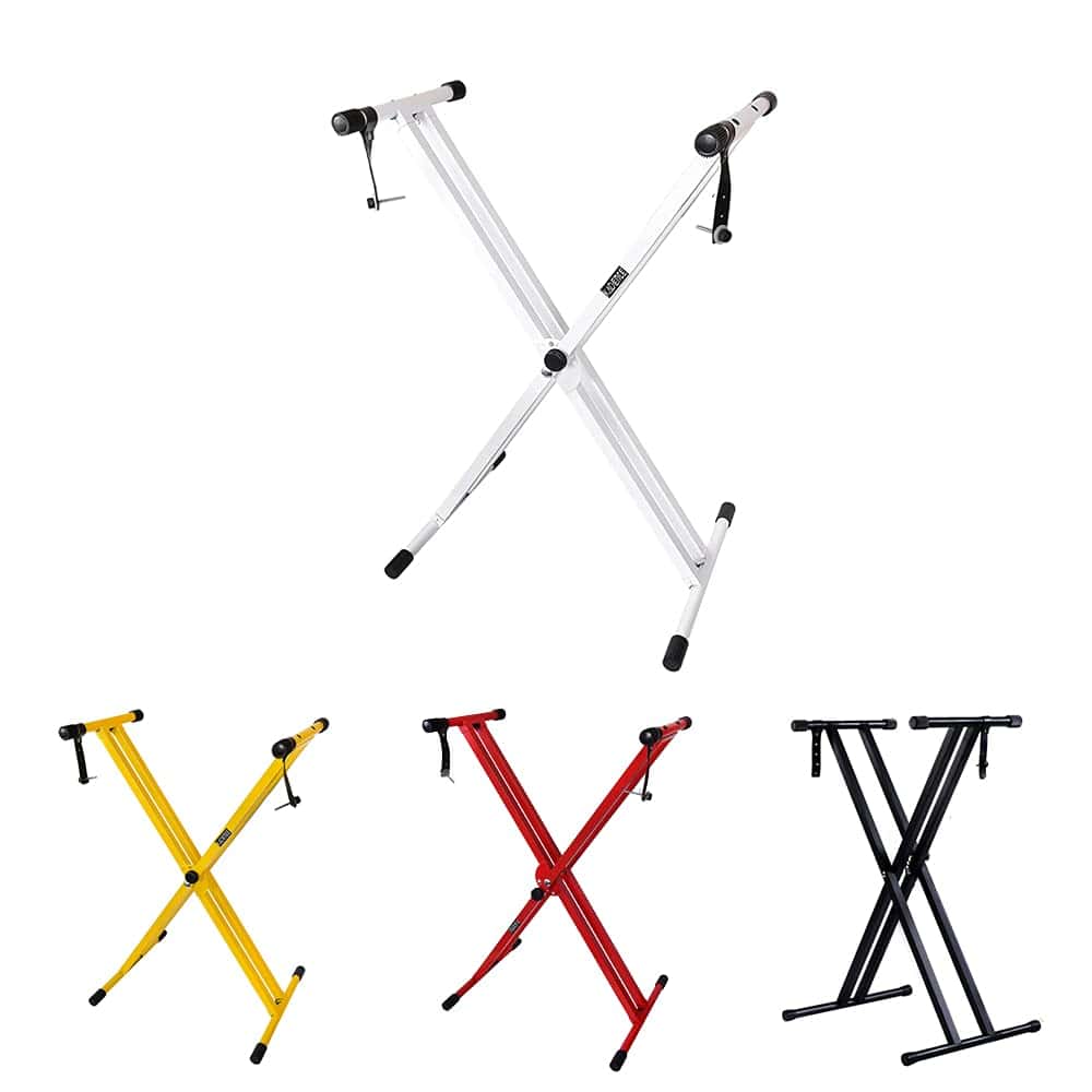 Kadence Base de Teclado de Piano Ajustable de Doble X de