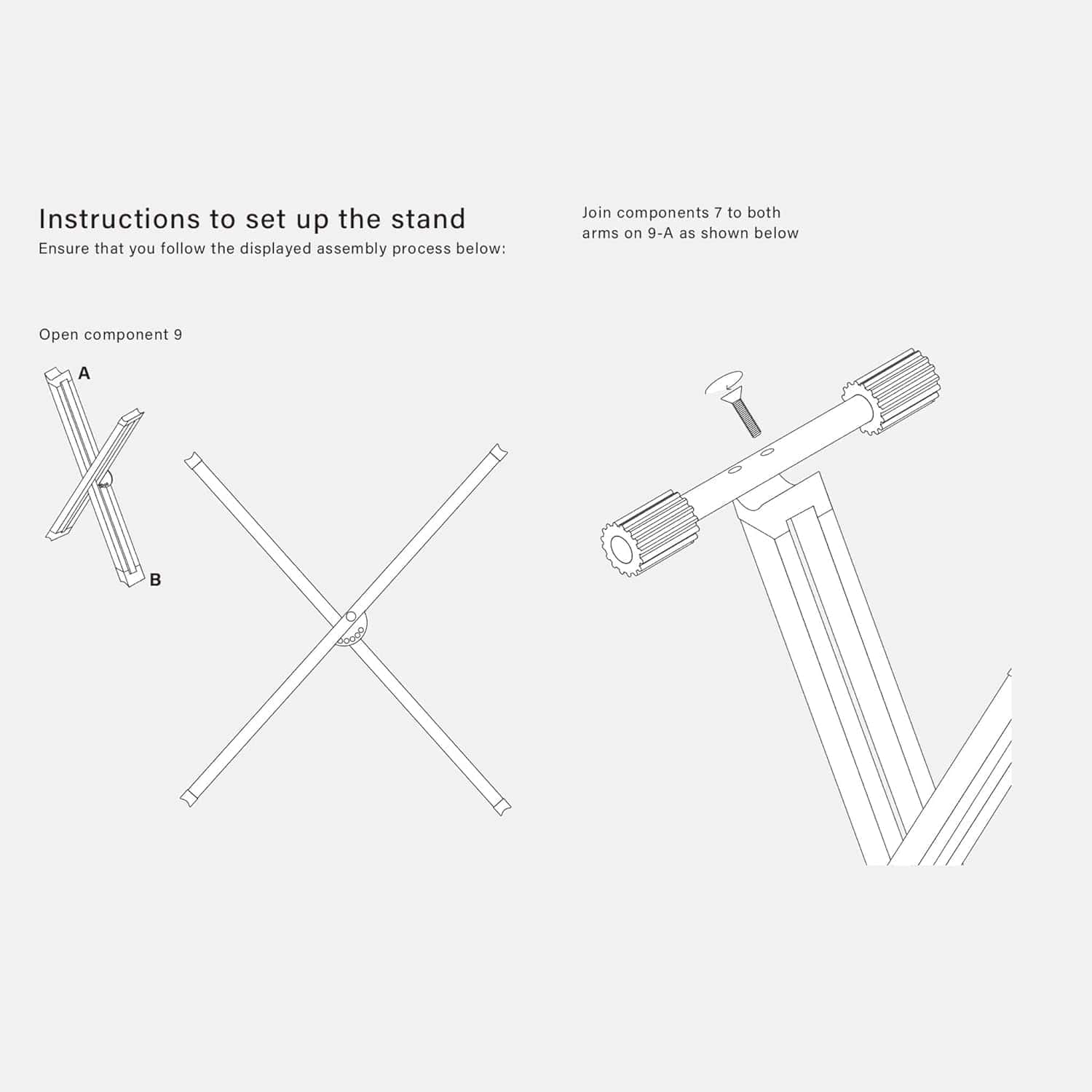 Kadence Base de Teclado de Piano Ajustable de Doble X de - Imagen 6