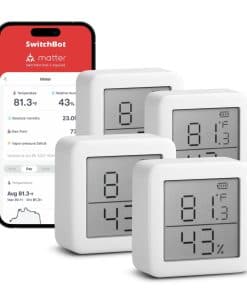 SwitchBot Smart Hygrometer Thermometer, Medidor de Humedad