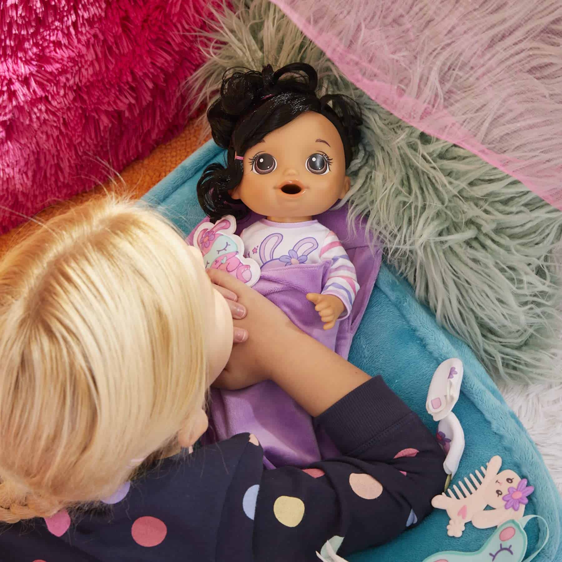 Muñeca Baby Alive Bunny Sleepover, Muñeca de 12 pulgadas - Imagen 7