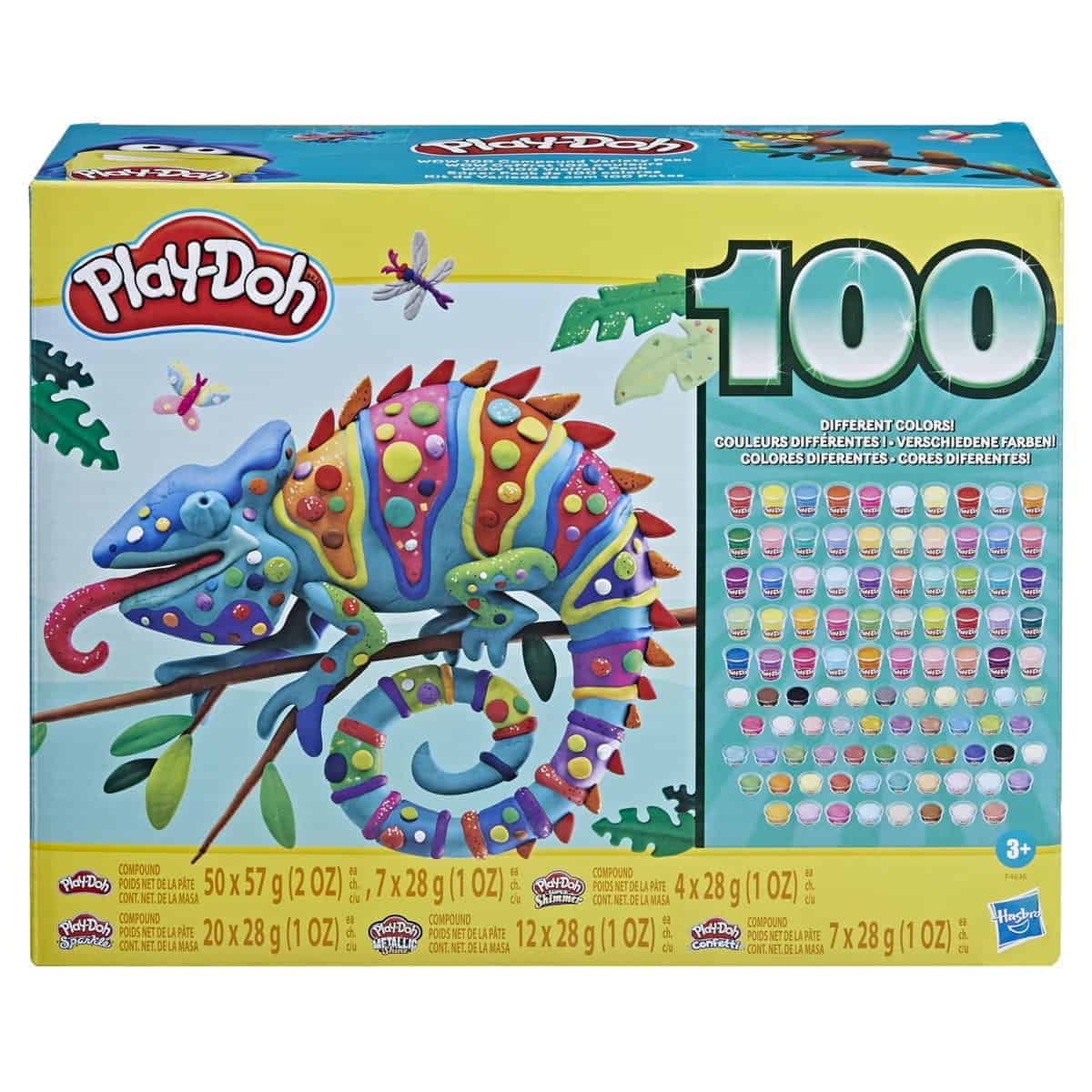 Pack de variedad Play-Doh Wow 100 Bulk Modeling Compound,