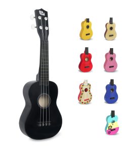 Ukulele Soprano CB SKY 21"/53cm para niños, -Negro