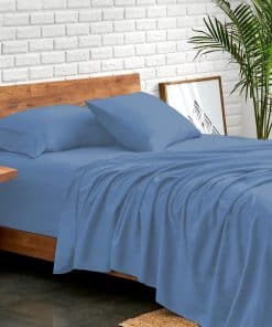 Juego de Sábanas de Lujo Suaves de 4 Piezas 800 Hilos 100%