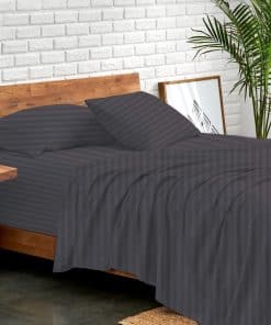 Juego de sábanas de lujo tamaño King 100% algodón egipcio