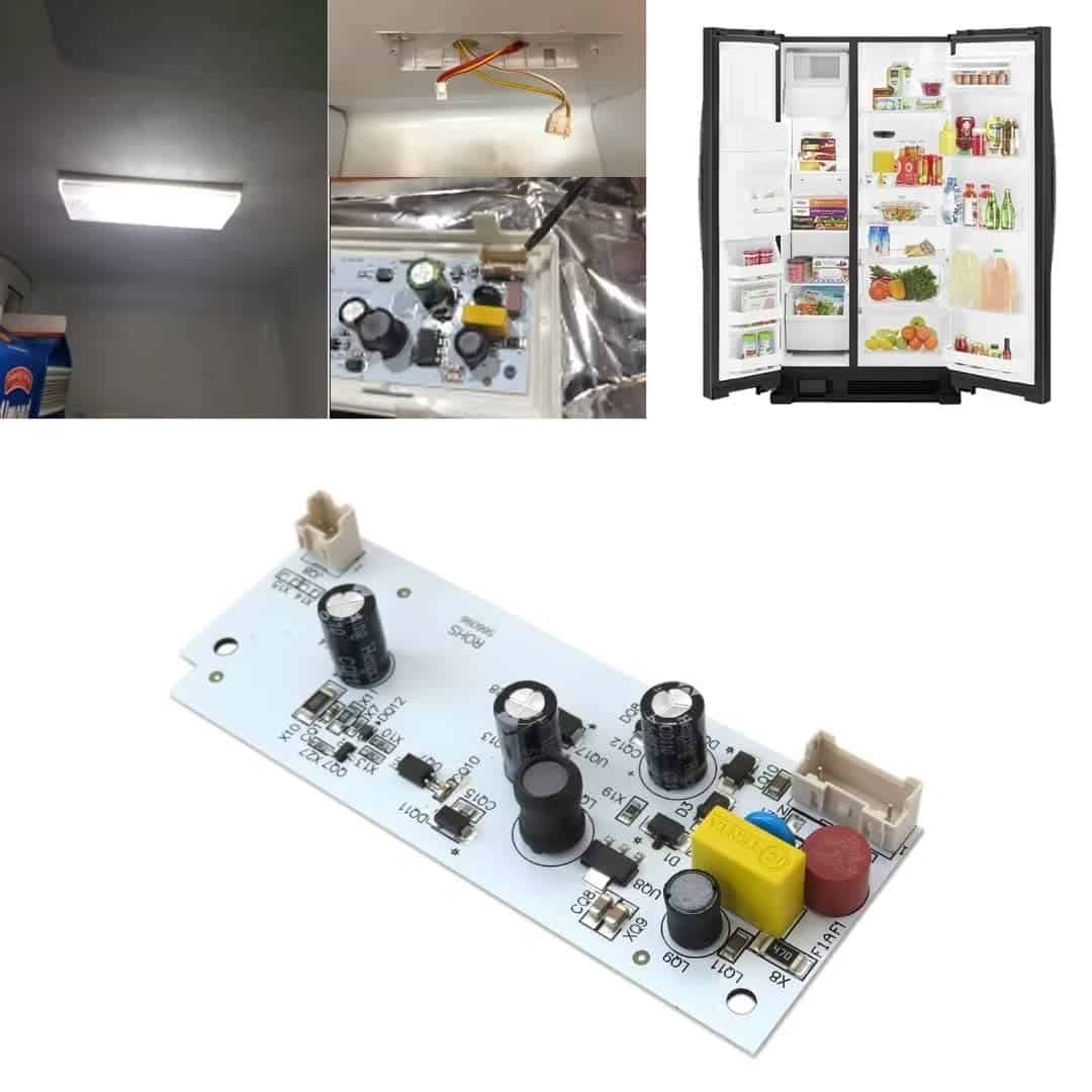 Luz LED Principal y Controlador W10515058 para Whirlpool - Imagen 8