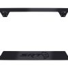 Portaplacas de metal negro para placa de matrícula Dodge