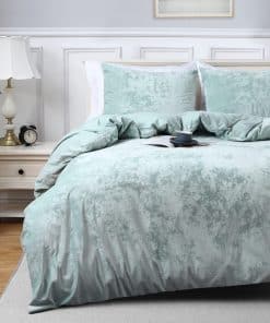 CAROMIO Funda de Edredón de Terciopelo Tamaño Queen - Juego