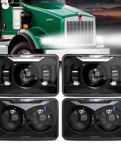 Faros LED de 60W 4x6 pulgadas con certificación DOT para