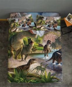 Juego de Sábanas NiuOne de Dinosaurios Full para Niños 3D