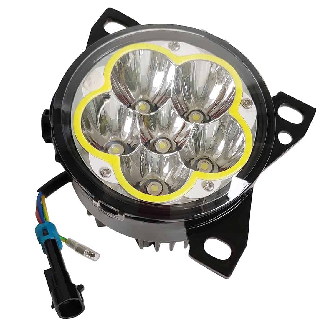 Faro de Niebla LED con Anillo Neón para Kenworth T660 -