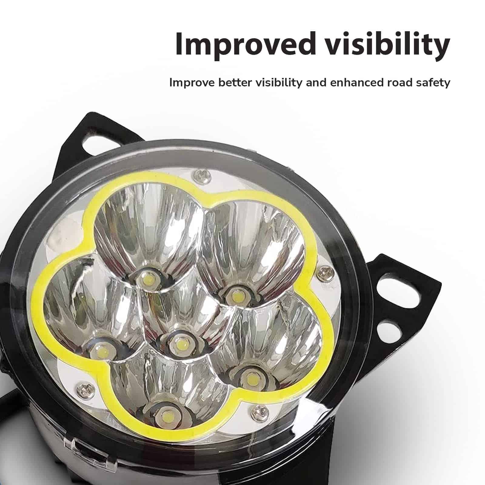 Faro de Niebla LED con Anillo Neón para Kenworth T660 - - Imagen 4