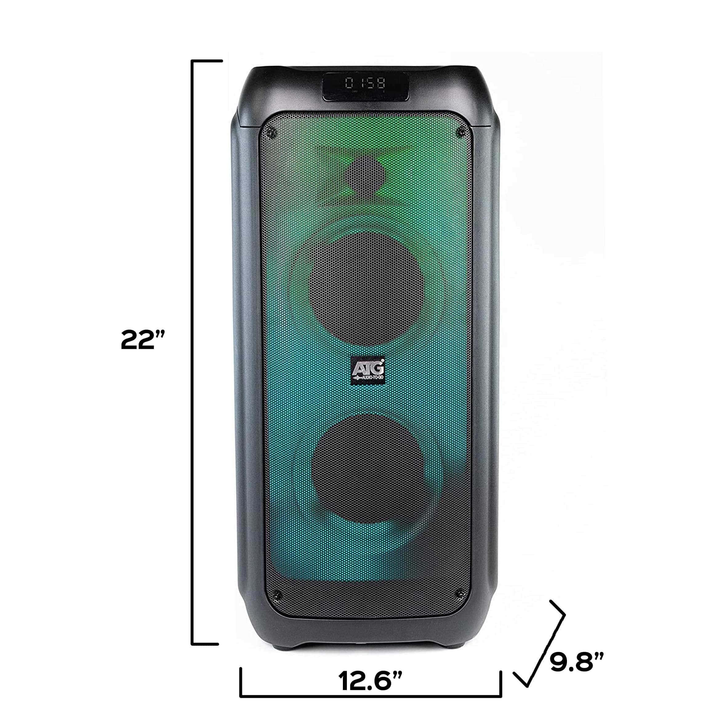 Altavoz Portátil ATG Fyre Pro 55 con Bluetooth y Máquina de - Imagen 5