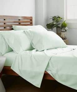 Juego de sábanas de microfibra ultrasuave -Menta