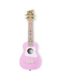 Ukulele soprano de madera Loog para niños y -Rosa