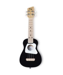 Ukulele Soprano de Madera Loog para Niños y -Negro