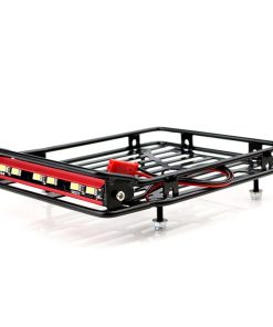 KYX Racing Metal Roof Rack 132x103mm con Mejoras de Lámpara