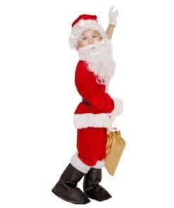 Disfraz de Santa Claus para niños de Novint de terciopelo