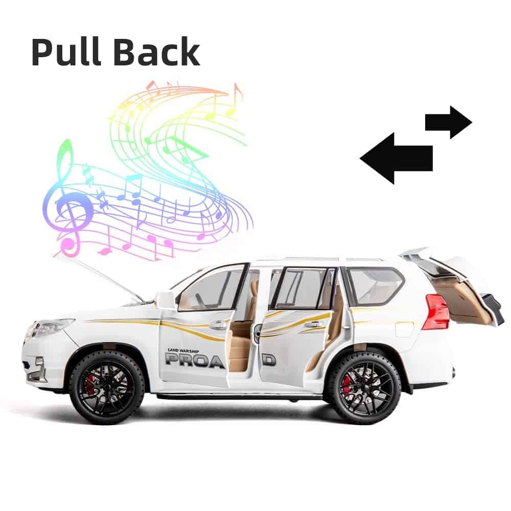 WAKAKAC Modelo de Coche a Escala 1/18 Prado de Metal - Imagen 5