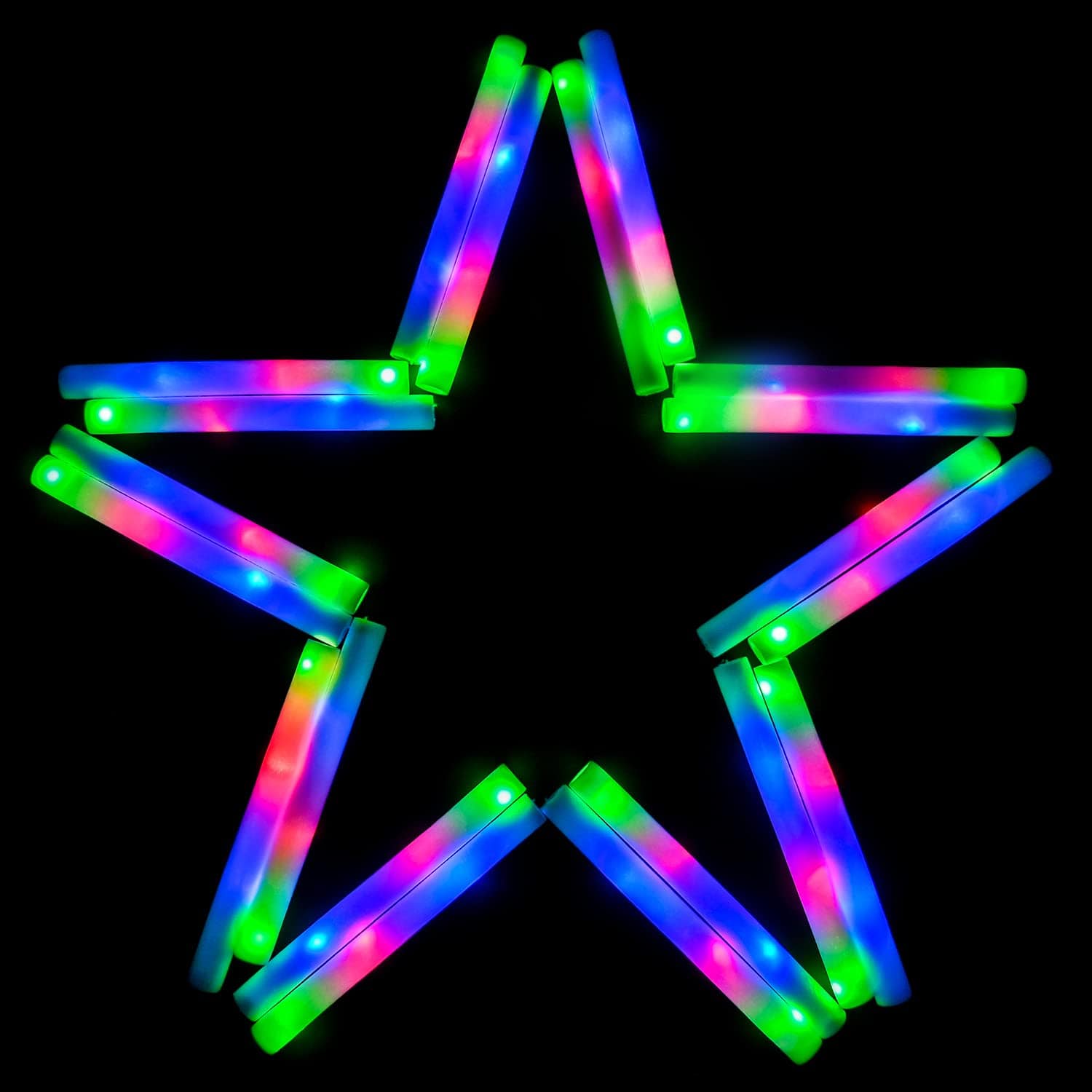 Nuolifee 100 Piezas Palos Luminosos Gigantes - Palos