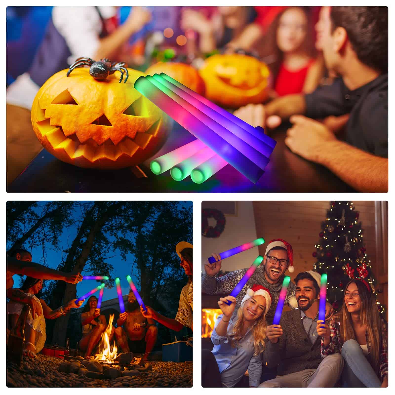 Nuolifee 100 Piezas Palos Luminosos Gigantes - Palos - Imagen 5