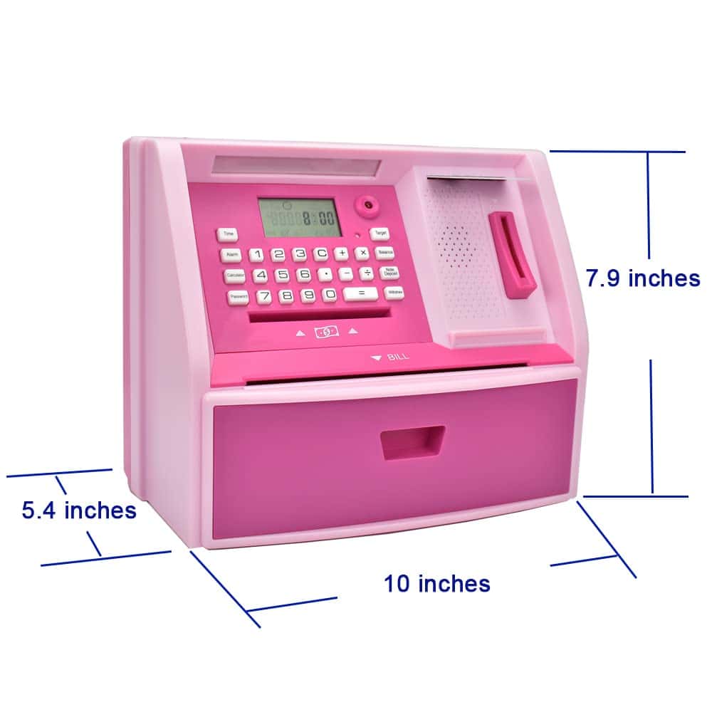 Caja de Ahorro ATM con Tarjeta de Débito, Hucha Electrónica - Imagen 4