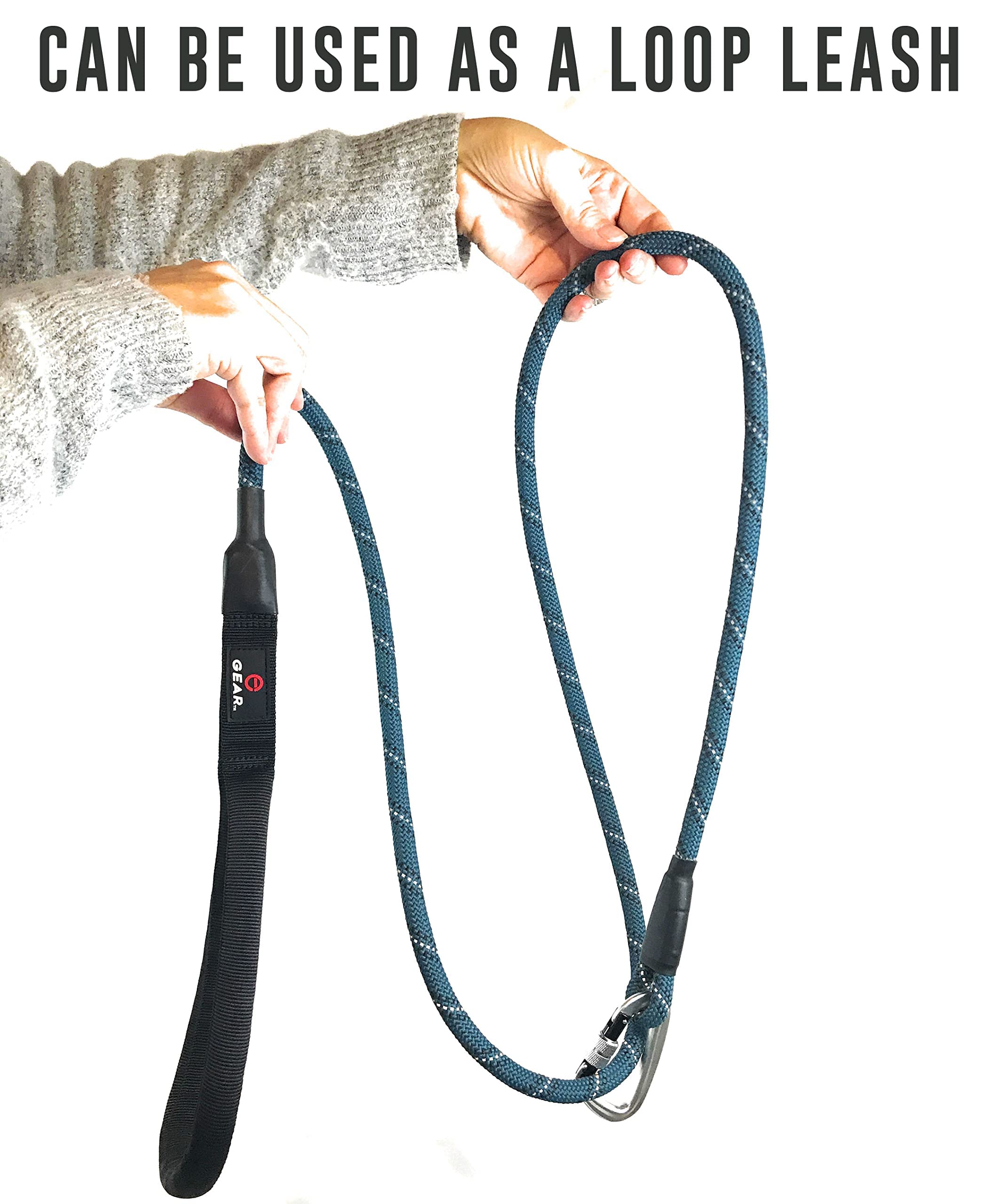 Correa para perros Enthusiast Gear con mosquetón de bloqueo - Imagen 8