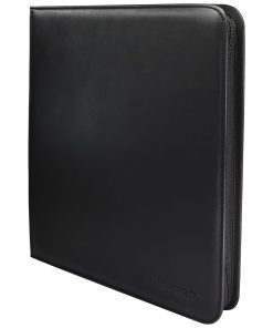 Ultra PRO - Vivid 12-Pocket Zippered PRO-Binder (Negro) -