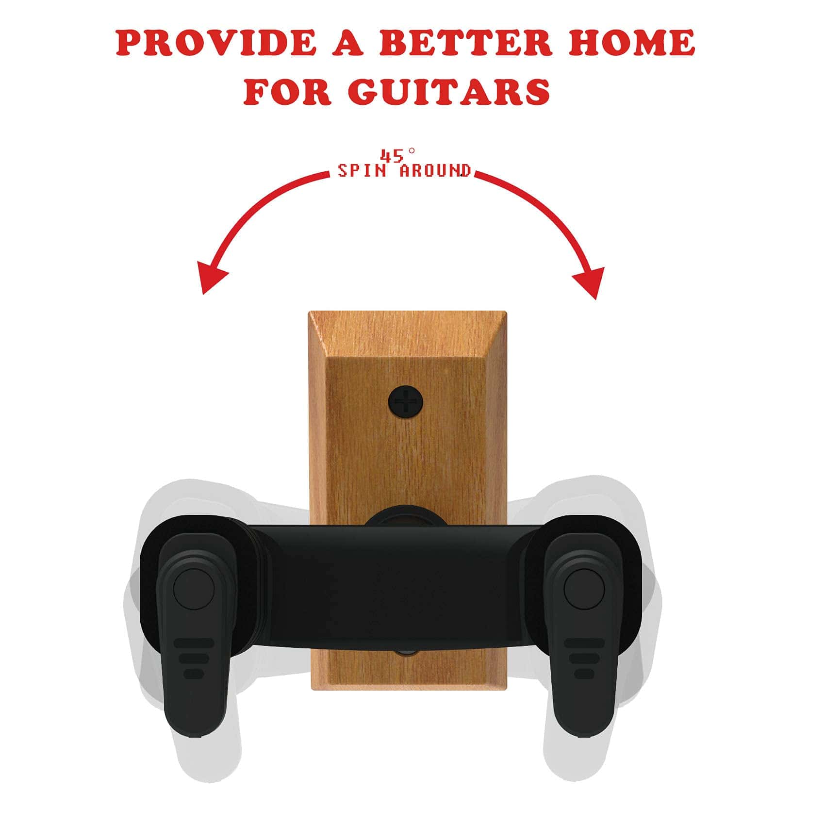 XIYANGJUAN Soporte de Pared para Guitarra Auto Bloqueo - Imagen 3