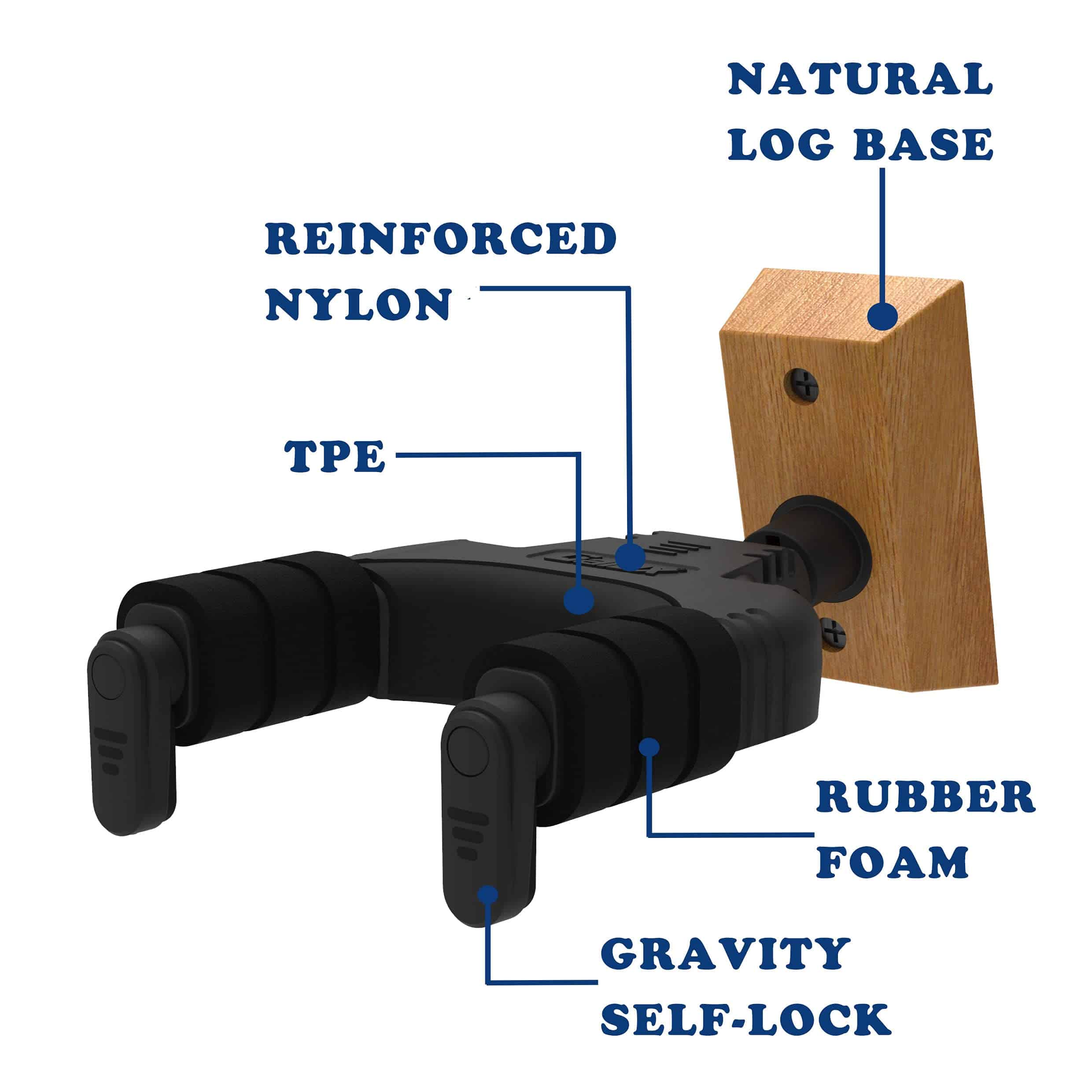 XIYANGJUAN Soporte de Pared para Guitarra Auto Bloqueo - Imagen 4
