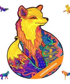 Rompecabezas de madera original UNIDRAGON - Zorro