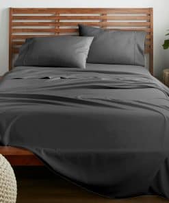 Juego de Sábanas American Home Collection -Gris Oscuro