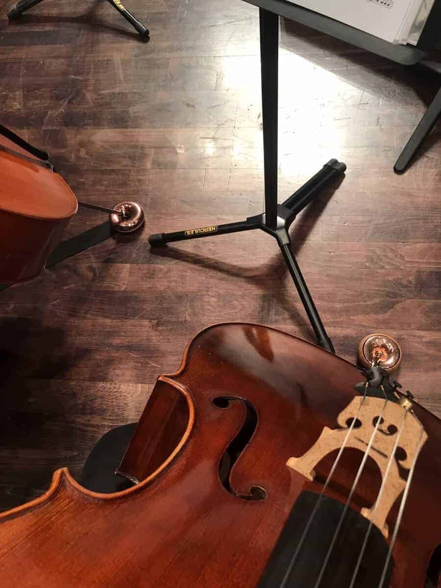 Soporte para cordón de cello Typhoon Woodhorn (Hecho en - Imagen 9