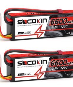 Batería Lipo 3S de 6600mAh 11.1V 120C con Conector T Deans
