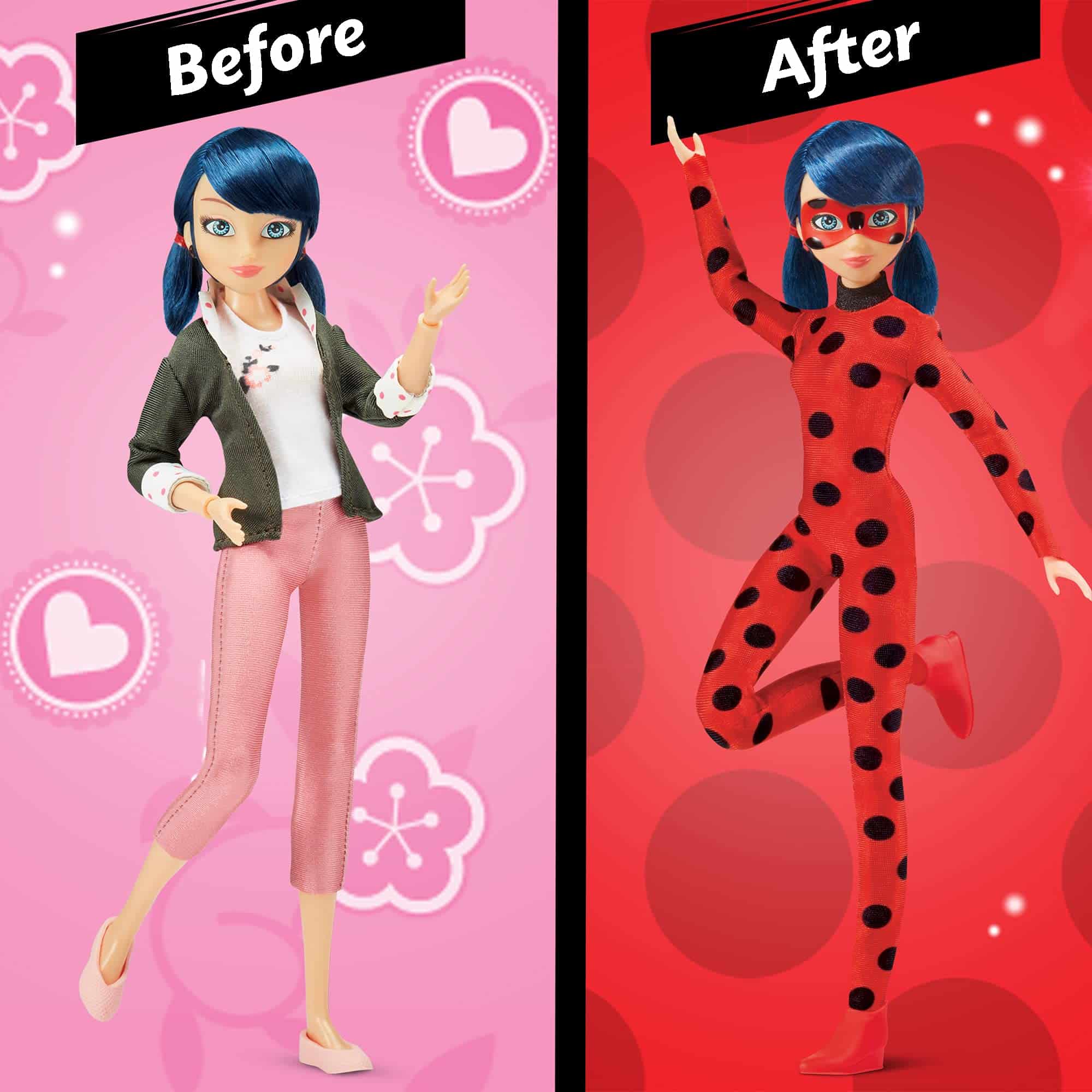 Muñeca Miraculous Cat Ladybug Superhero Secret Marinette - Imagen 6