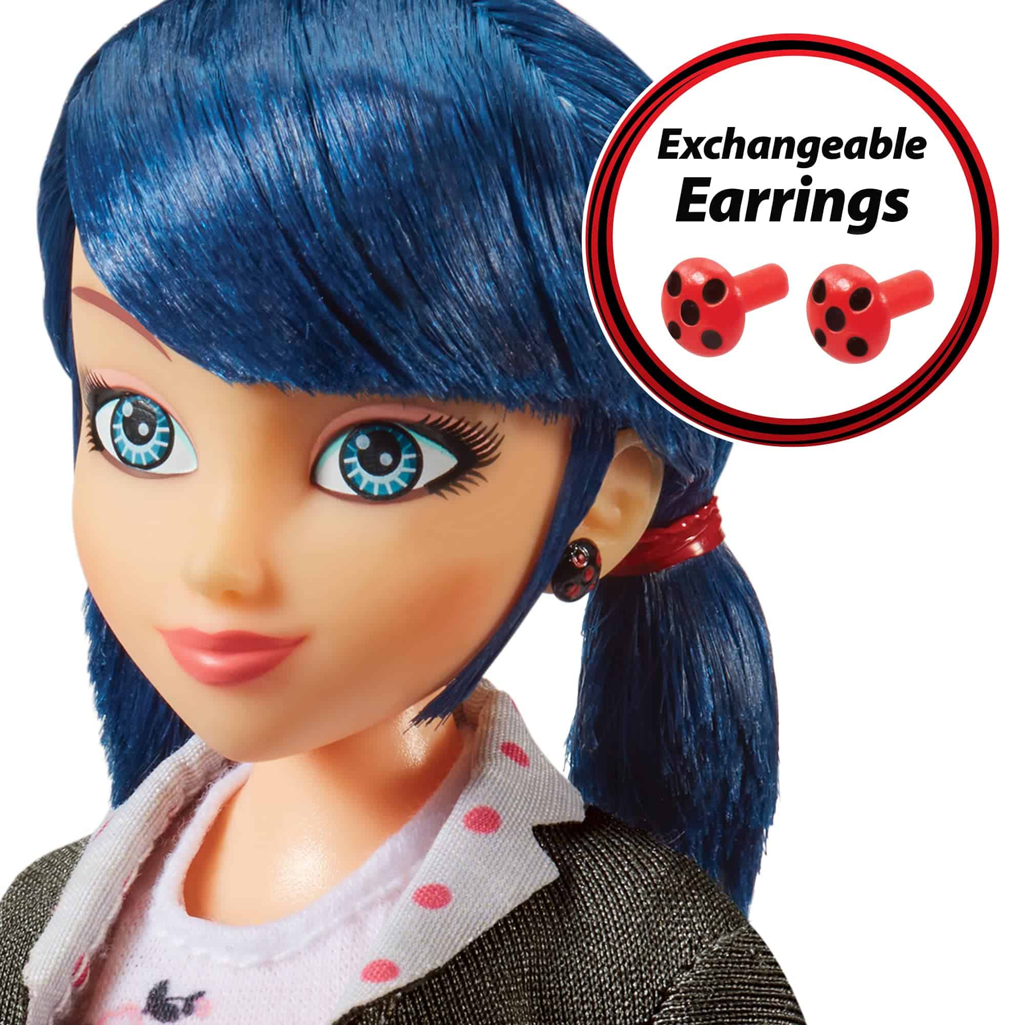 Muñeca Miraculous Cat Ladybug Superhero Secret Marinette - Imagen 5