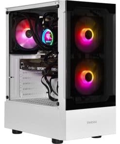 GABINETE DE COMPUTADORA TORRE MEDIA ATX GAMDIAS WHITE RGB