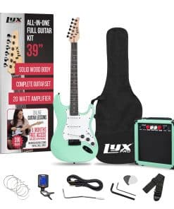 Kit de Guitarra Eléctrica de 39 pulgadas LyxPro con