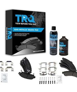 Juego de pastillas de freno semimetálicas TRQ delanteras y