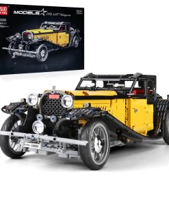 Kit de Construcción de Coche Vintage Mould King, Set de