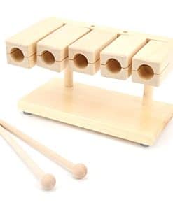 Bloques de Ritmo de Madera Jovenn, Sonido Nítido Claro de