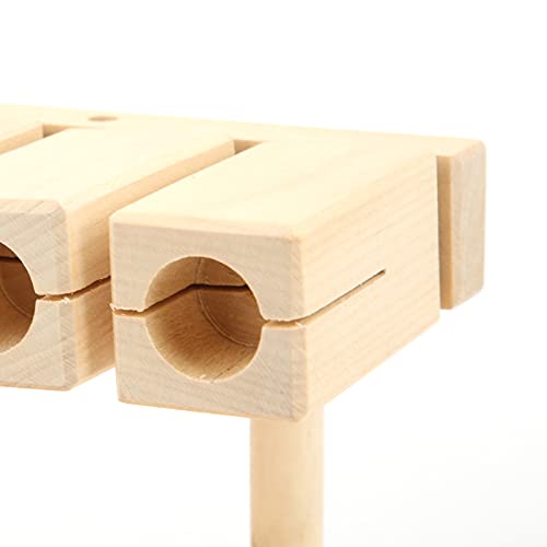 Bloques de Ritmo de Madera Jovenn, Sonido Nítido Claro de - Imagen 6